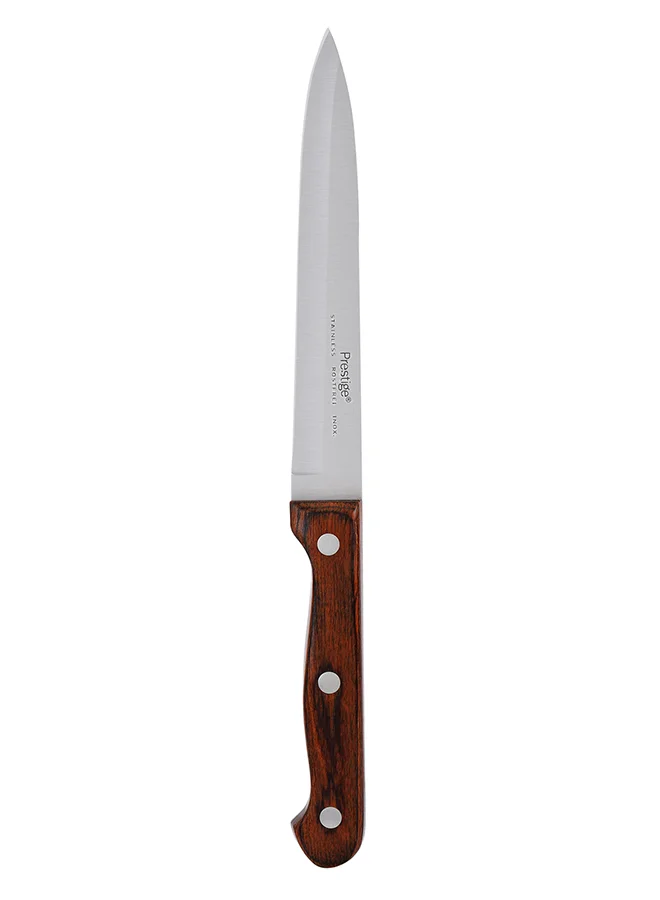 Prestige Utility Knife Silver/Brown 12.5cm