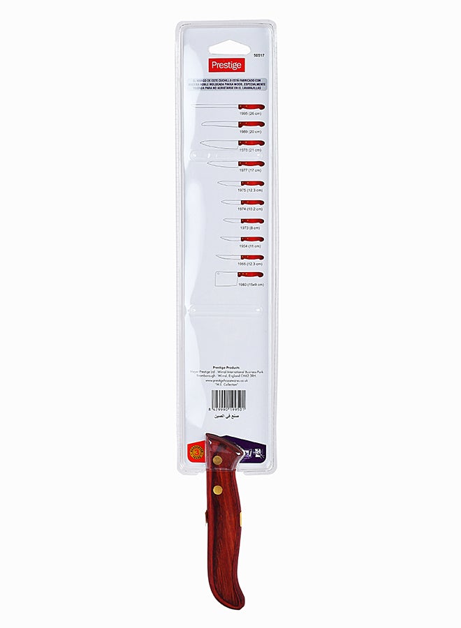 Prestige Salmon Knife Silver/Brown 26cm - Image 2