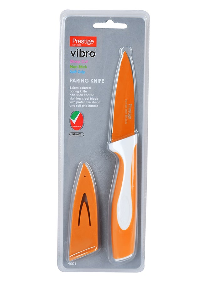 Prestige Paring Knife Orange/White 8.5cm  - Image 1