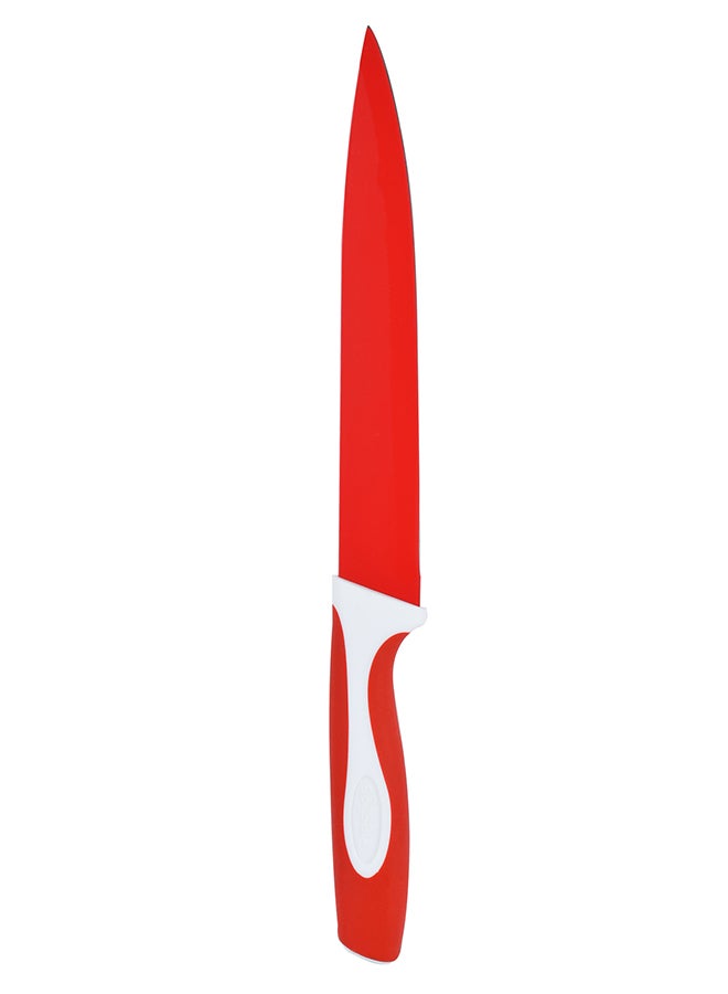 Prestige Carver Knife Red/White 20cm  - Image 4