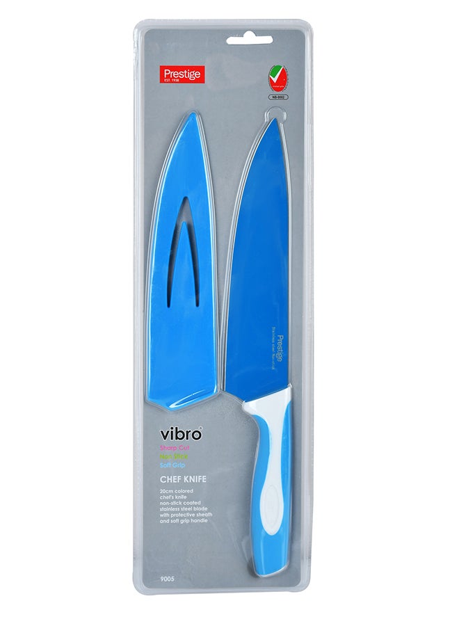 Prestige Chef Knife Blue/White 8inch  - Image 1