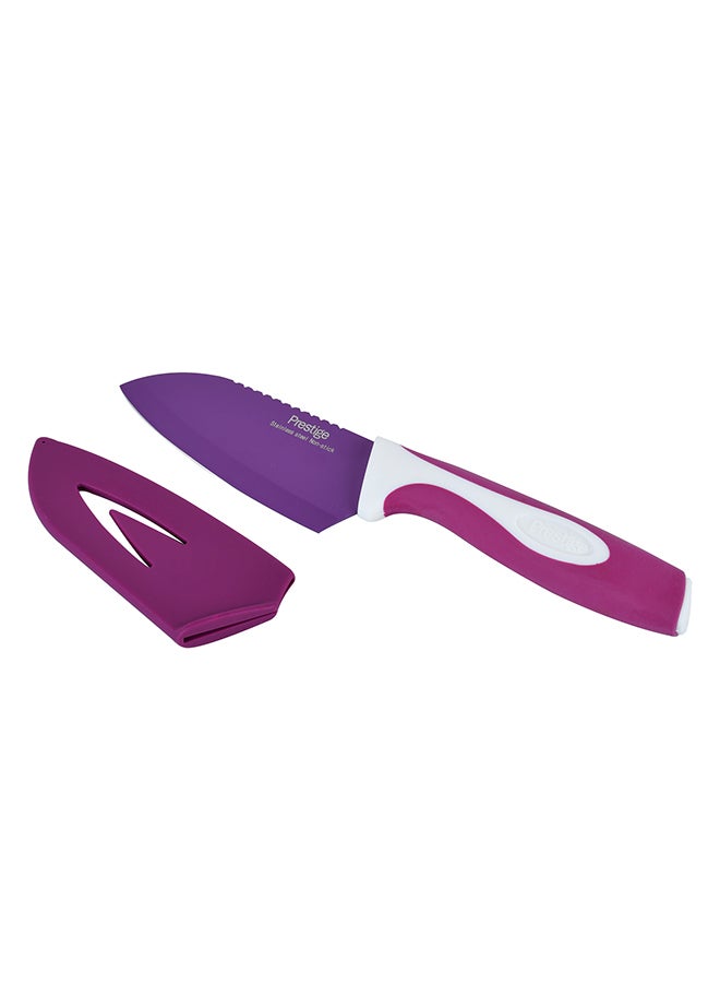 Prestige Santoku Knife Purple/White 11.6cm  - Image 5