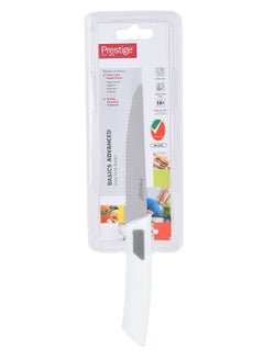Basic Advance Steak Knife Silver/White 4.5inch