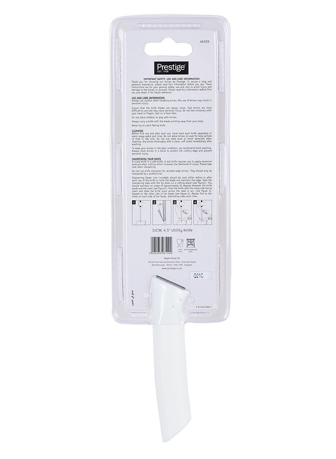 Prestige Basic Advance Utility Knife White/Silver 11cm  - Image 2