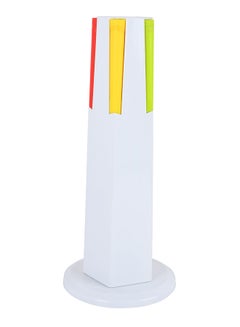 Prestige 6-Piece Flush Knife Block Set White/Red/Blue  - Image 2