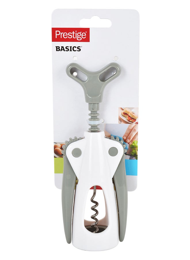 Prestige Plastic Winged Corkscrew Grey/White 24x8.8x1.2cm  - Image 5