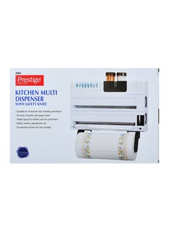 Prestige Kitchen Multi Dispenser White/Black 38x24x7cm  - Image 5
