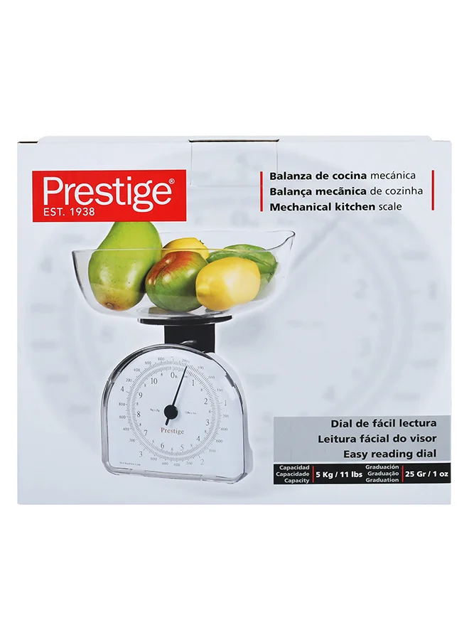 Prestige Kitchen Scale White 5kg