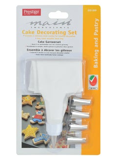 Prestige Cake Decor Set White/Silver  - Image 4
