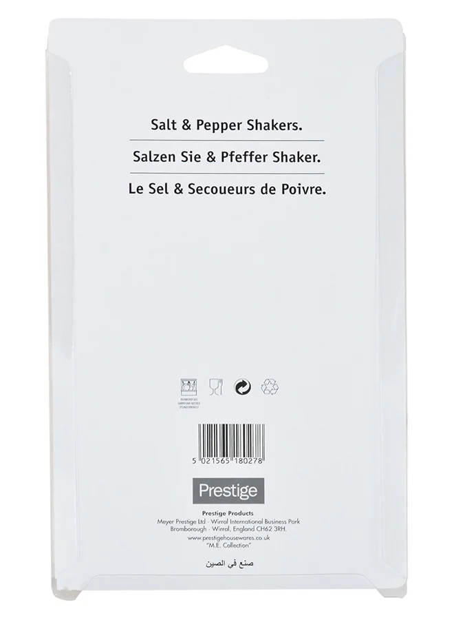 Prestige Salt & Pepper Shaker Clear ‎2.2 x 22.6 x 13.4cm