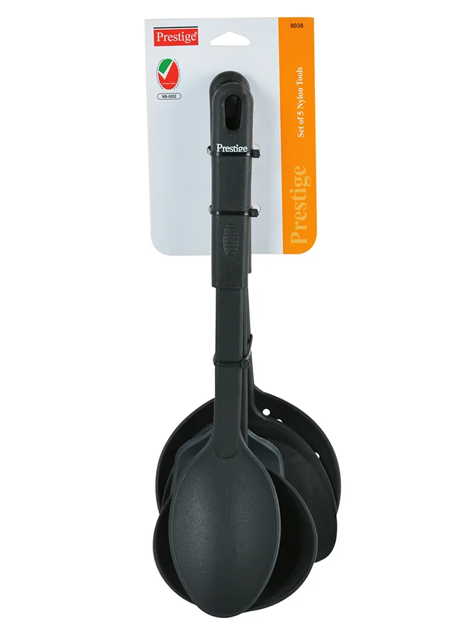 Prestige 5 Piece Nylon Tool Set Black