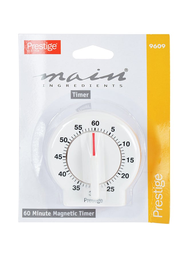 Prestige Magnetic Mechanical Timer White 44x118x152mm  - Image 5