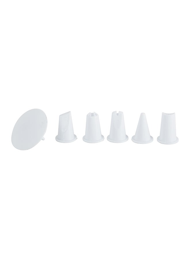 Prestige - Icing Bag With 6 Plastic Nozzles White/Red 23.2x11.8x2.8cm - Image 1