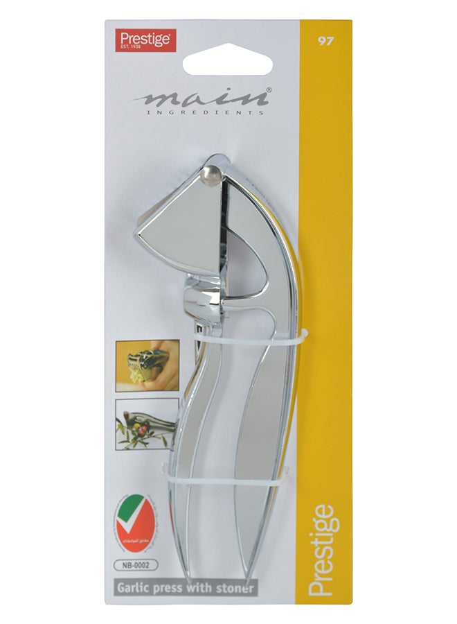 Prestige Garlic Press/Cherry Stoner Silver - Image 5