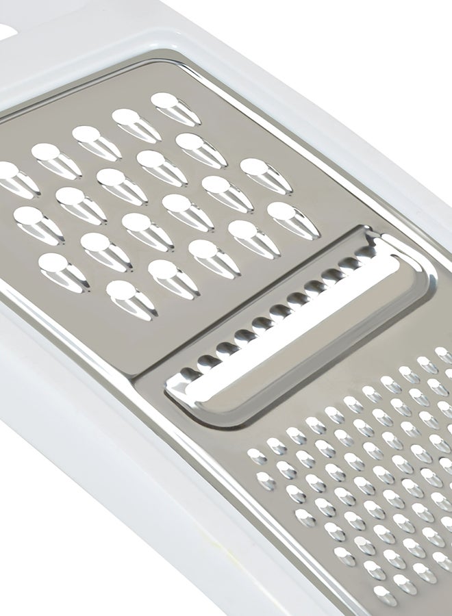 Prestige 3-Way Flat Grater Silver/White 5x5x4cm  - Image 4