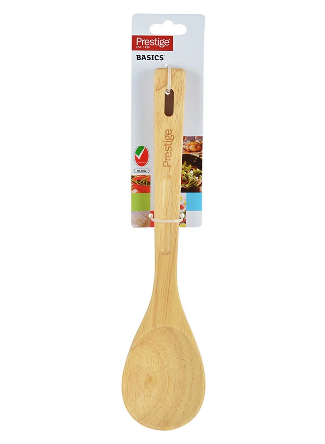 Prestige Wooden Ladle Beige 33.5x7.1cm