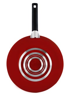 Prestige Classique Wok Glass Lid Red 26cm  - Image 3
