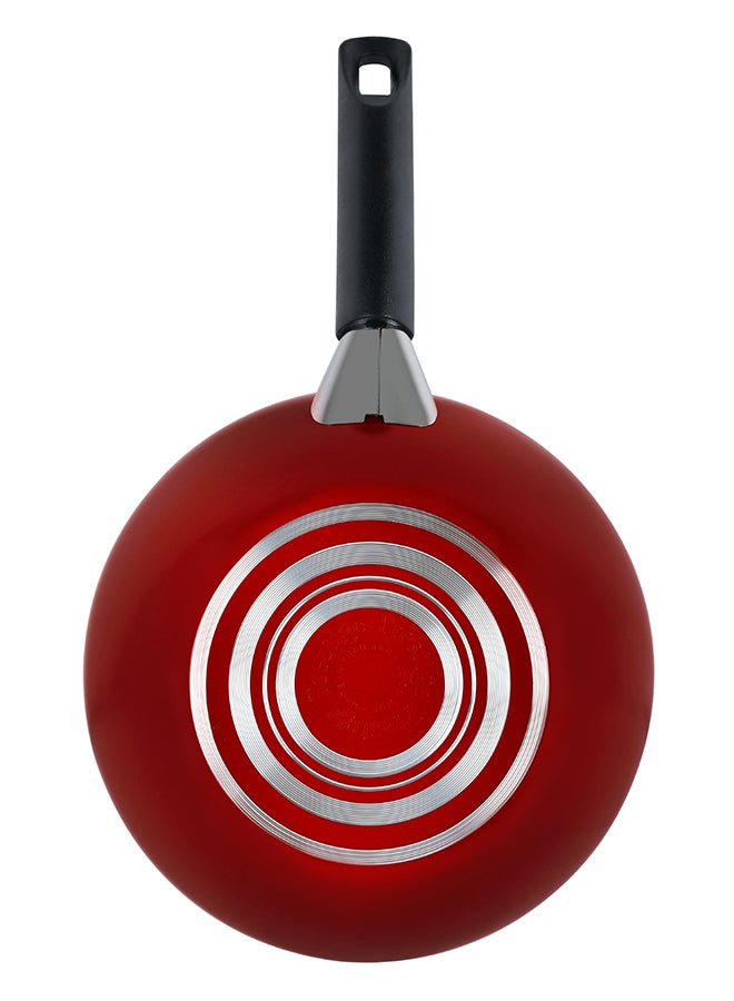 Prestige Classique Covered Wok Glass Lid Red 8/20cm  - Image 4