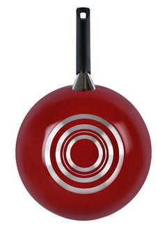 Prestige Classique Covered Wok Glass Lid Red 30cm  - Image 4