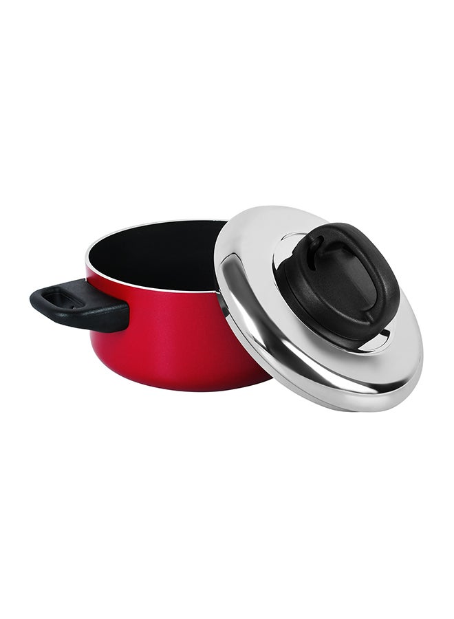 Prestige Classique 1.4l/16cm Covered Sauce Pot Red 16cm  - Image 2