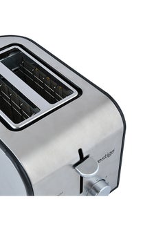 Prestige Stainless Steel Toaster 4 Slice | Extra Wide Slots for Toasting Bagels, Breads, Waffles & More 800 W PR54905 Silver/Black  - Image 4