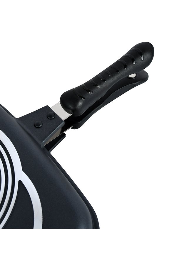 Winsor Double Frypan Non-Stick Black 32cm  - Image 4