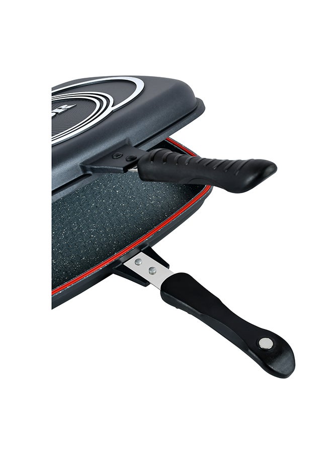 Winsor Double Frypan Non-Stick Black 32cm  - Image 5
