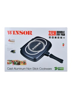 Double Frypan Non-Stick Black 32cm - v1663576082/N12714580A_6