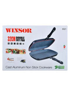 Double Frypan Non-Stick Black 32cm - v1663576083/N12714580A_7