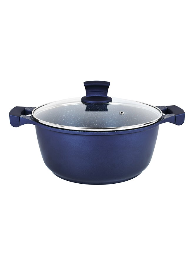 Winsor 9-Piece Cast Aluminum Granite Non-Stick Cookware Set Dark Blue  - Image 2