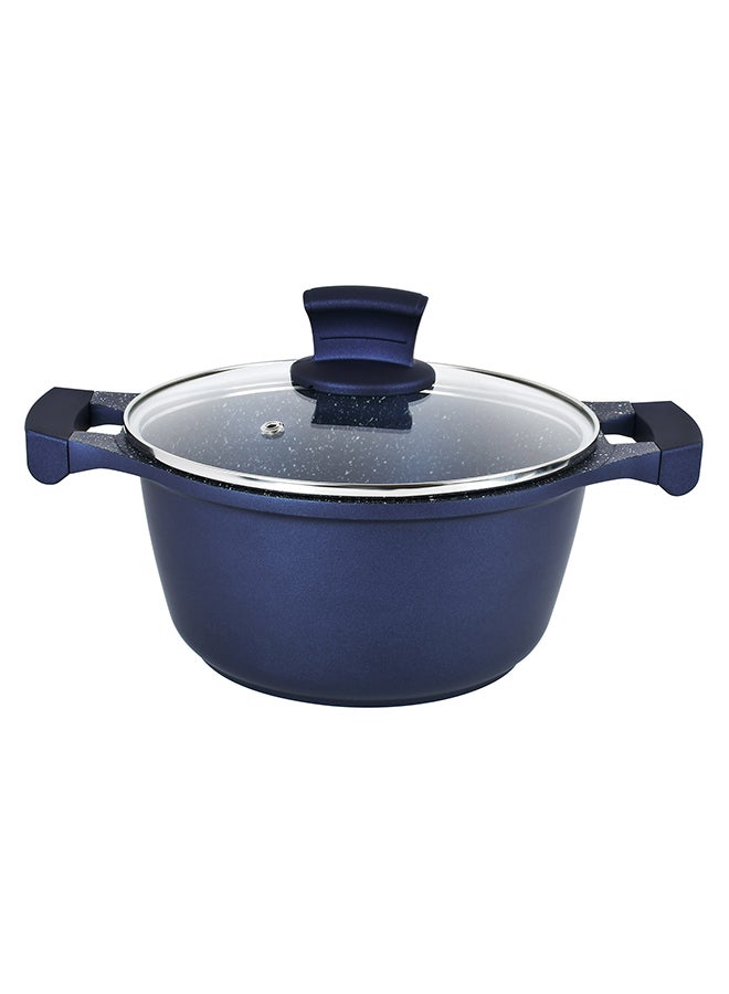Winsor 9-Piece Cast Aluminum Granite Non-Stick Cookware Set Dark Blue  - Image 4