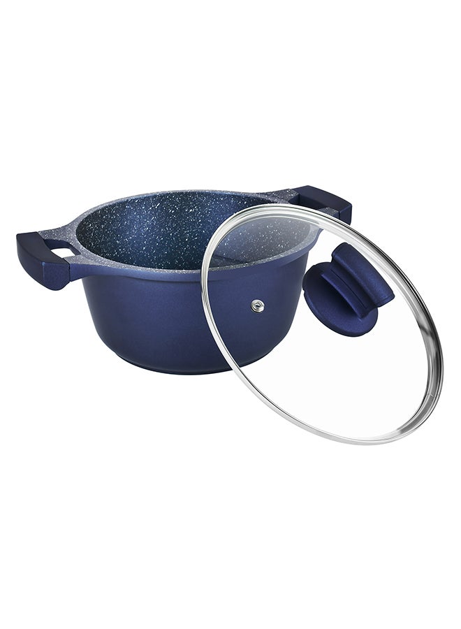 Winsor 9-Piece Cast Aluminum Granite Non-Stick Cookware Set Dark Blue  - Image 5