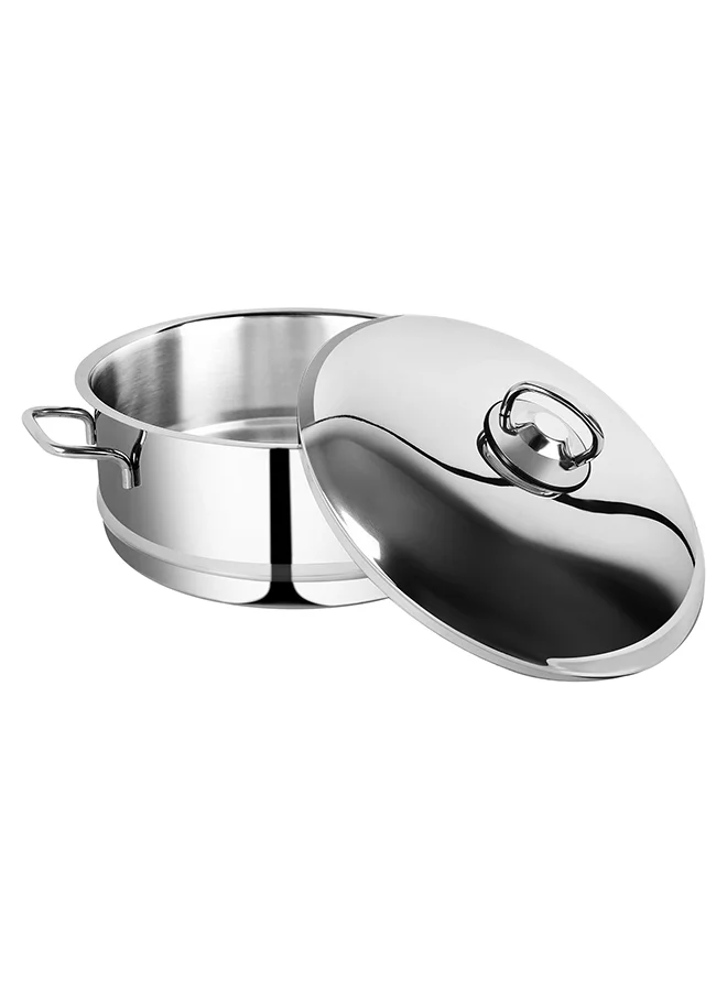Prestige 4-Piece Stainless Steel Steamer Set Stainless Steel 24cm