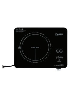 Prestige Single Infrared Cooking Plate for Cooking | Portable Electric Hob with Temperature Control & Crystallite Glass Plates | Easy to Clean PR50358 Black  - Image 1