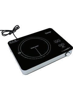 Prestige Single Infrared Cooking Plate for Cooking | Portable Electric Hob with Temperature Control & Crystallite Glass Plates | Easy to Clean PR50358 Black  - Image 2