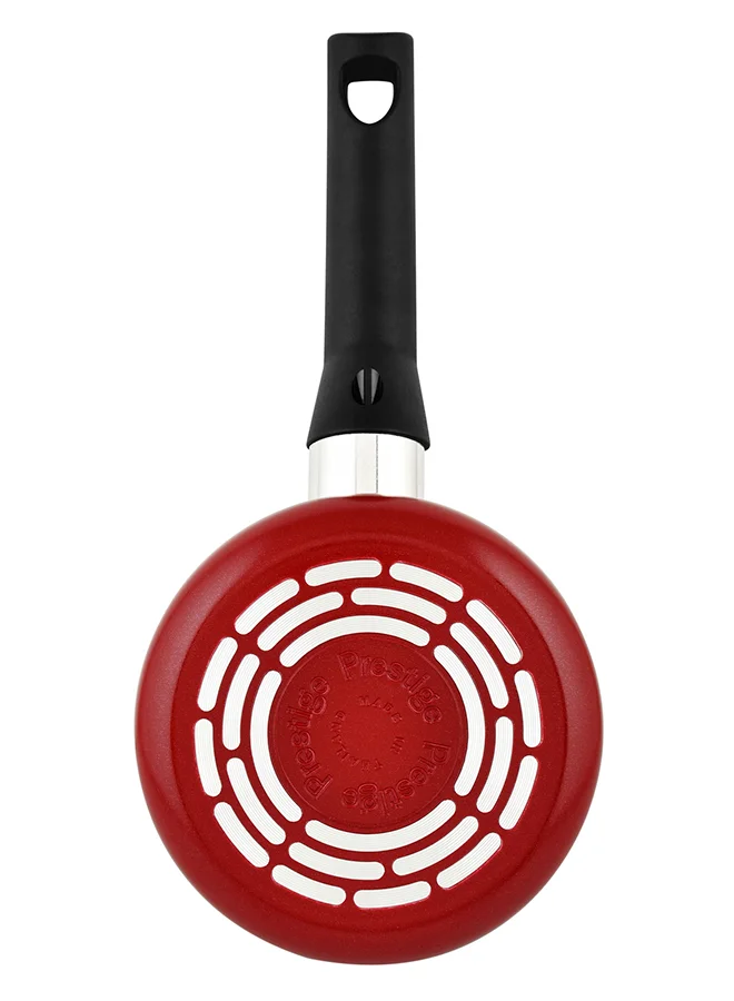 Prestige Safecook Non-Stick Cov Saucepan Red 14cm