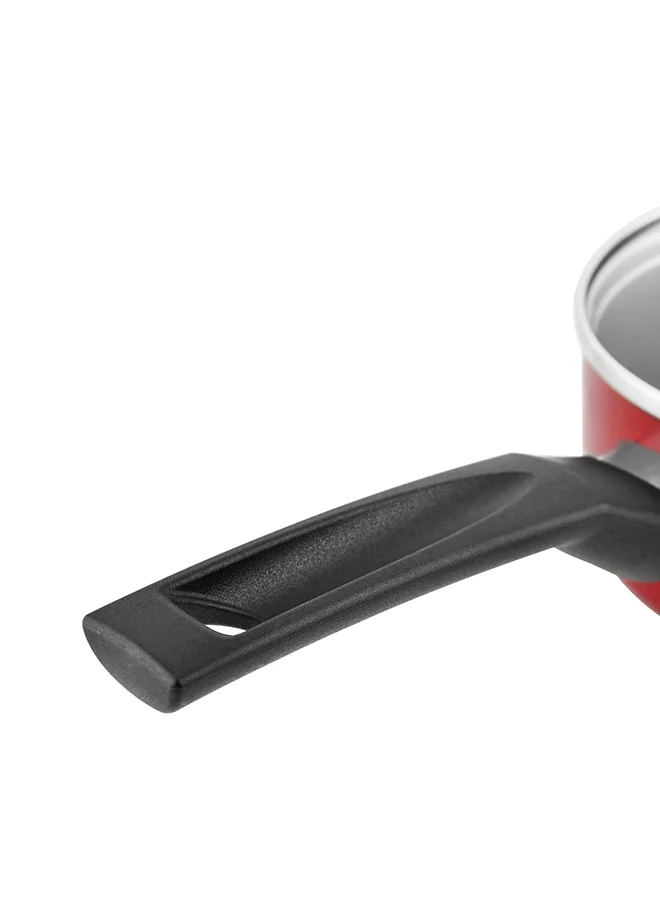 Prestige Safecook Non-Stick Cov Saucepan Red 14cm