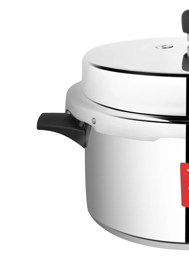 Prestige Popular Pressure Cooker with Lid 7.5 Ltr and Pressure Pan without Lid 3.5 Ltr | Aluminium Cooker|Heat Resistant Side Handles