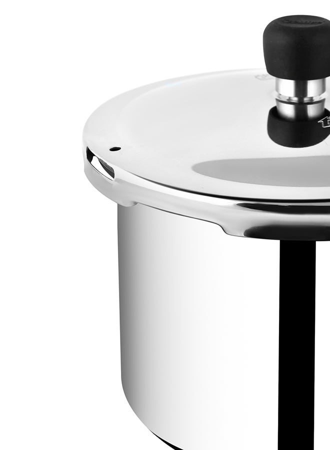 Prestige - Popular Stainless Steel Pressure Cooker,Durable Induction Compatible Cooker with Polished Surface For Quick Heating Silver 3Liters - Image 1