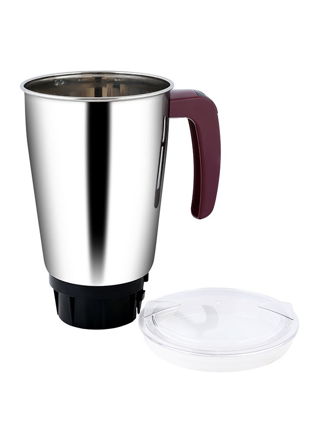 باترفلاي خلاط ومطحنة راينو مع مرطبان 550 W BRH17065/Rhino 2Jar أبيض\فضي\أسود  - Image 5