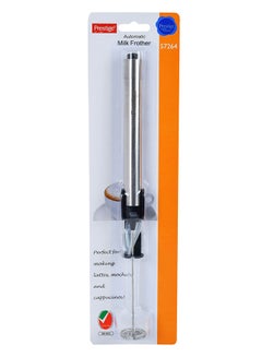 Prestige Automatic Milk Frother Silver/Black 16cm  - Image 1
