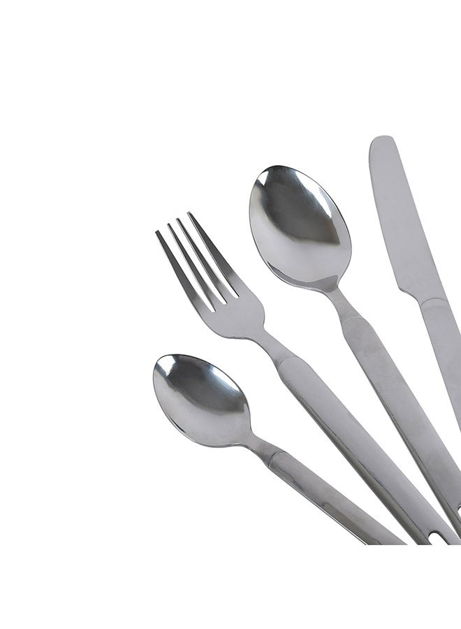 24-Piece Stainless Steel Cutlery Set Silver 24x13cm - v1663576163/N40027977A_6