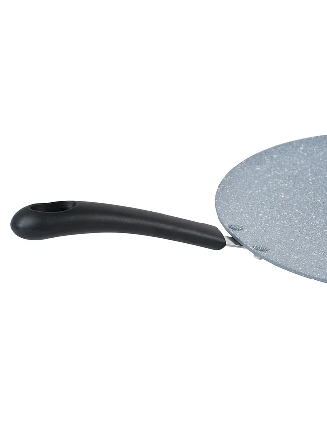 Prestige Speckled Long Lasting Non Stick Aluminum Concave Tawa Speckled Grey 26cm