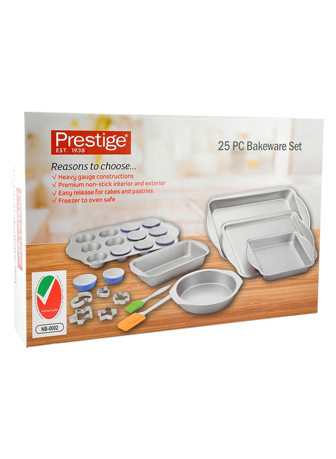 Prestige 25-Piece Bakeware Set+Oven Gloves Multicolour 2kg  - Image 2