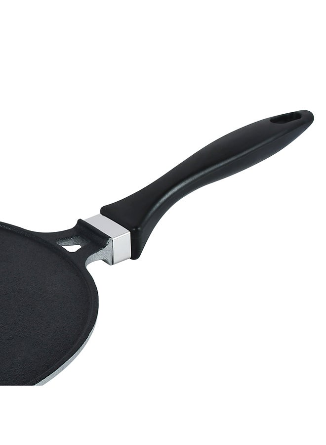 Cast Iron Tawa Black/Grey 25cm