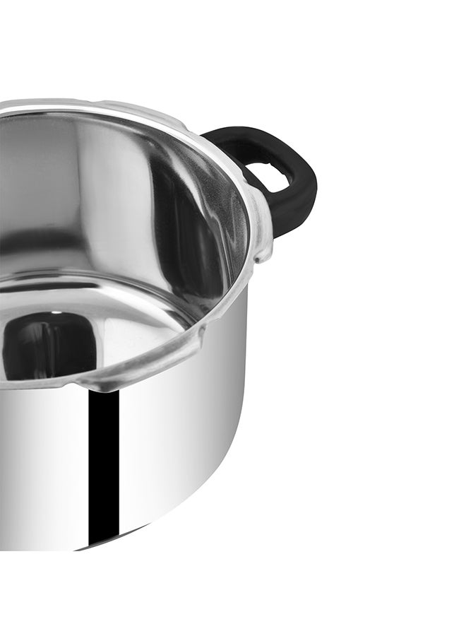 Prestige - Svachh Deluxe Alpha Stainless Steel Pressure Cooker Silver/Black 4Liters - Image 1