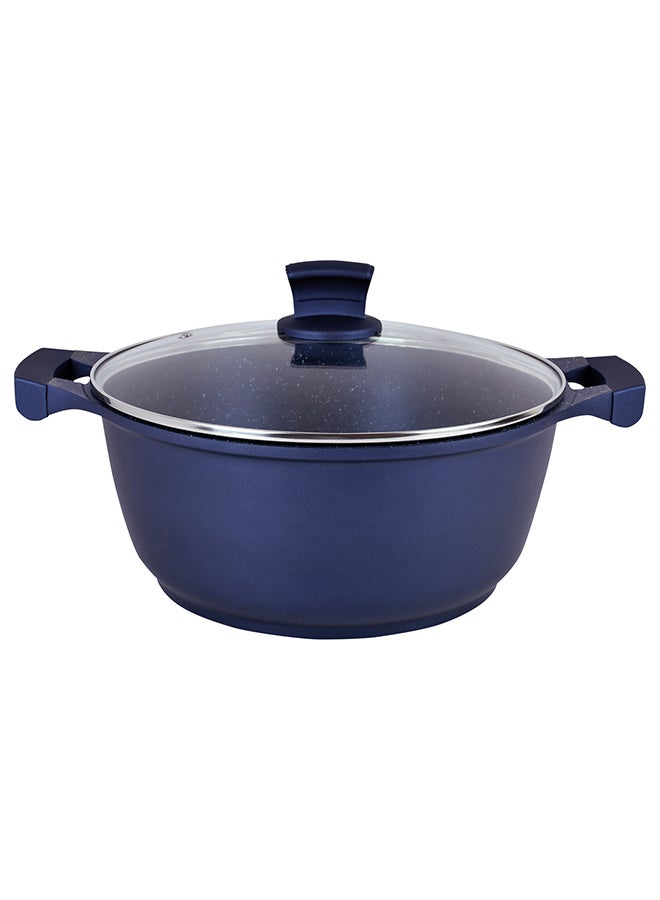 Winsor 9-Piece Cast Aluminum Non-Stick Cookware Dark Blue 5kg  - Image 4