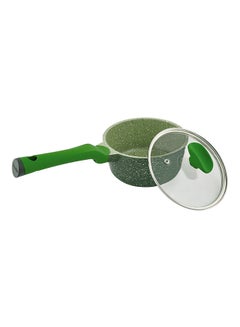 Prestige Granite Non-Stick Aluminium Sauce Pan With Lid Green 16cm  - Image 3