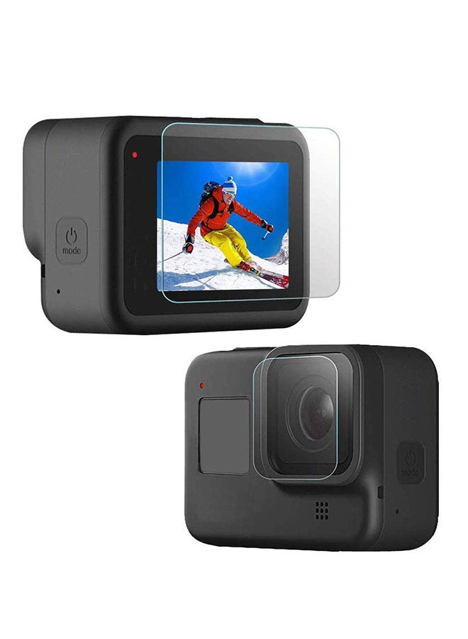 Ozone Shock Proof Tempered Glass Screen Protector And Lens Glass Protector Clear/Blue - Image 2