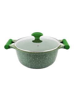 Prestige 7-Piece Granite Non-Stick Aluminium Essentials Cookware Set Green  - Image 2